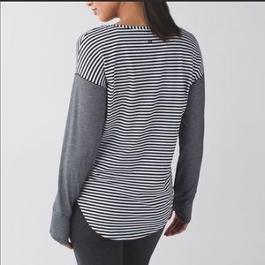 🍋Lululemon Striped Long Sleeve Weekend Top🍋